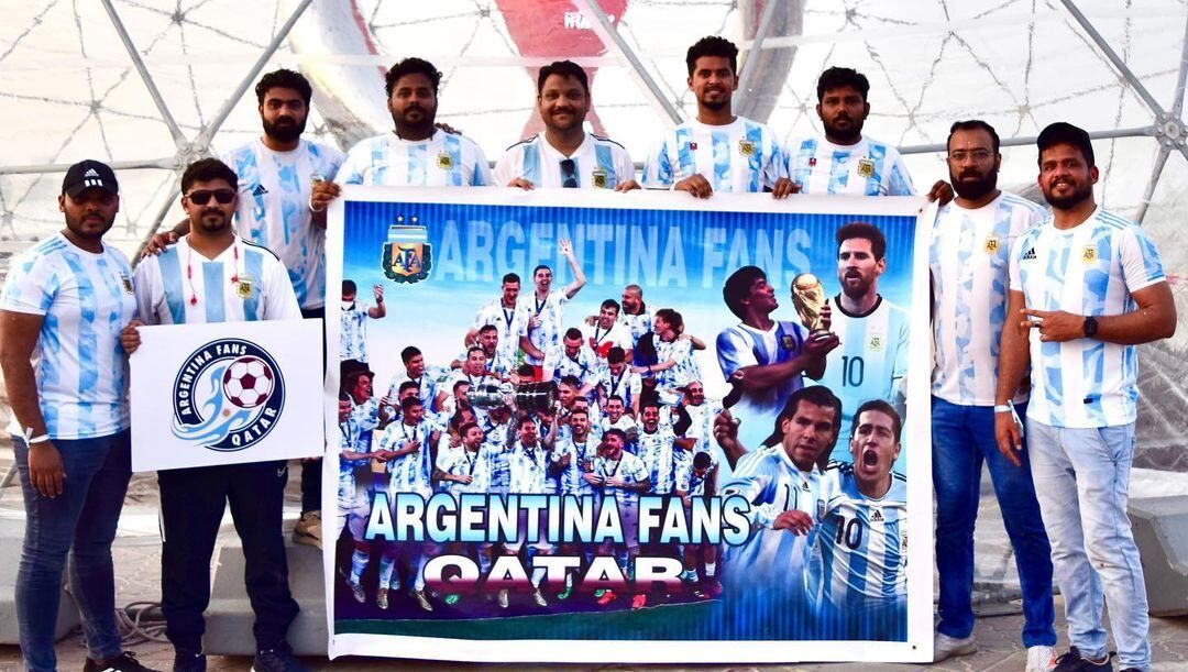 En Qatar hay muchos fanáticos de Argentina y Lionel Messi. / IG