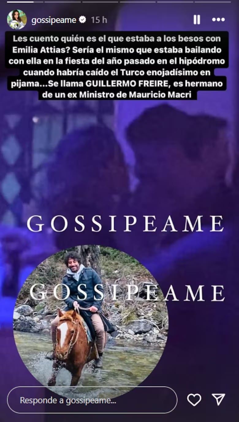 La actriz estaría en una relación hace tiempo con un economista