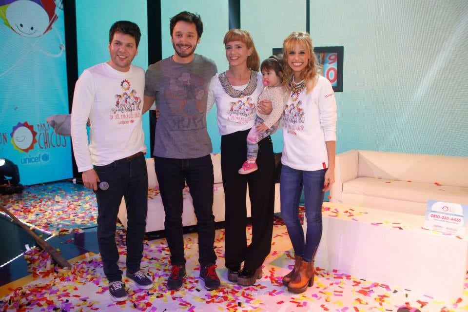 Griselda Siciliani trabajando con Benjamín Vicuña / Archivo