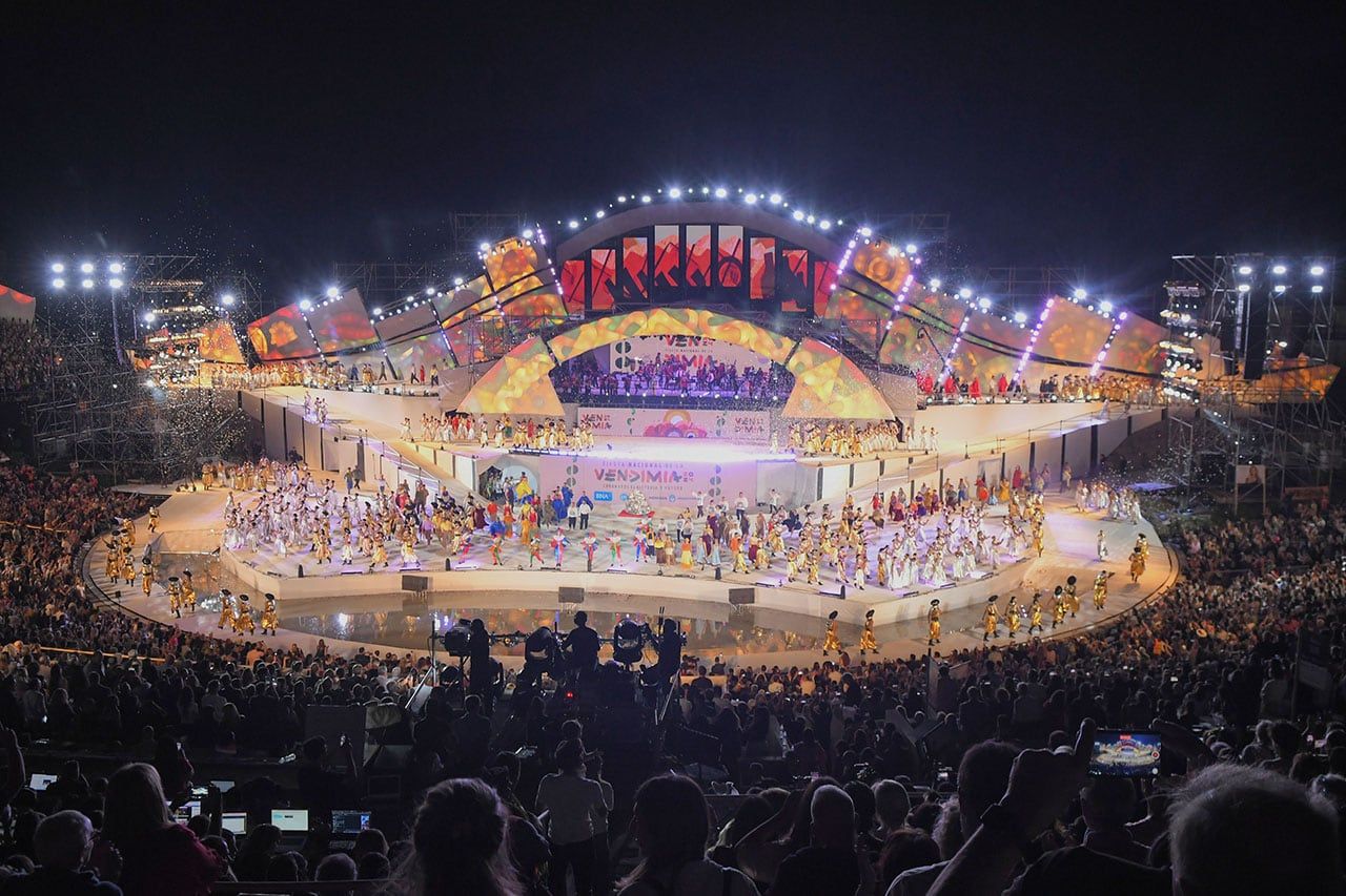 Mendoza 05 de marzo Acto Central de la Fiesta de la Vendimia 2024. Foto: Ignacio Blanco / Los Andes