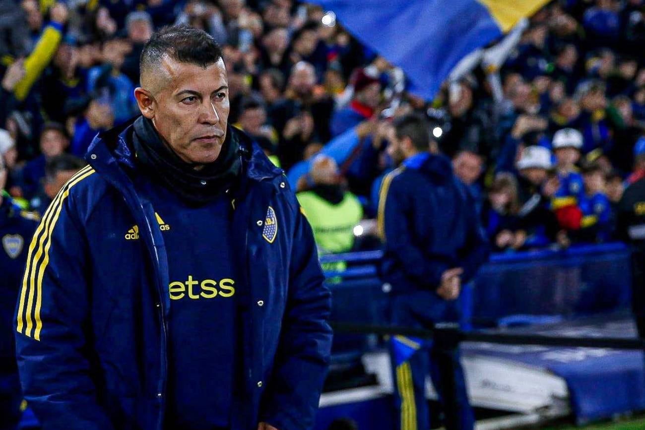 Jorge Almirón en la Bombonera ante Racing (Prensa Boca)