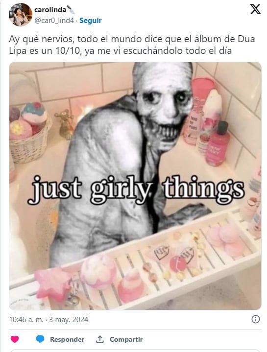 Los mejores memes sobre el nuevo álbum de Dua Lipa