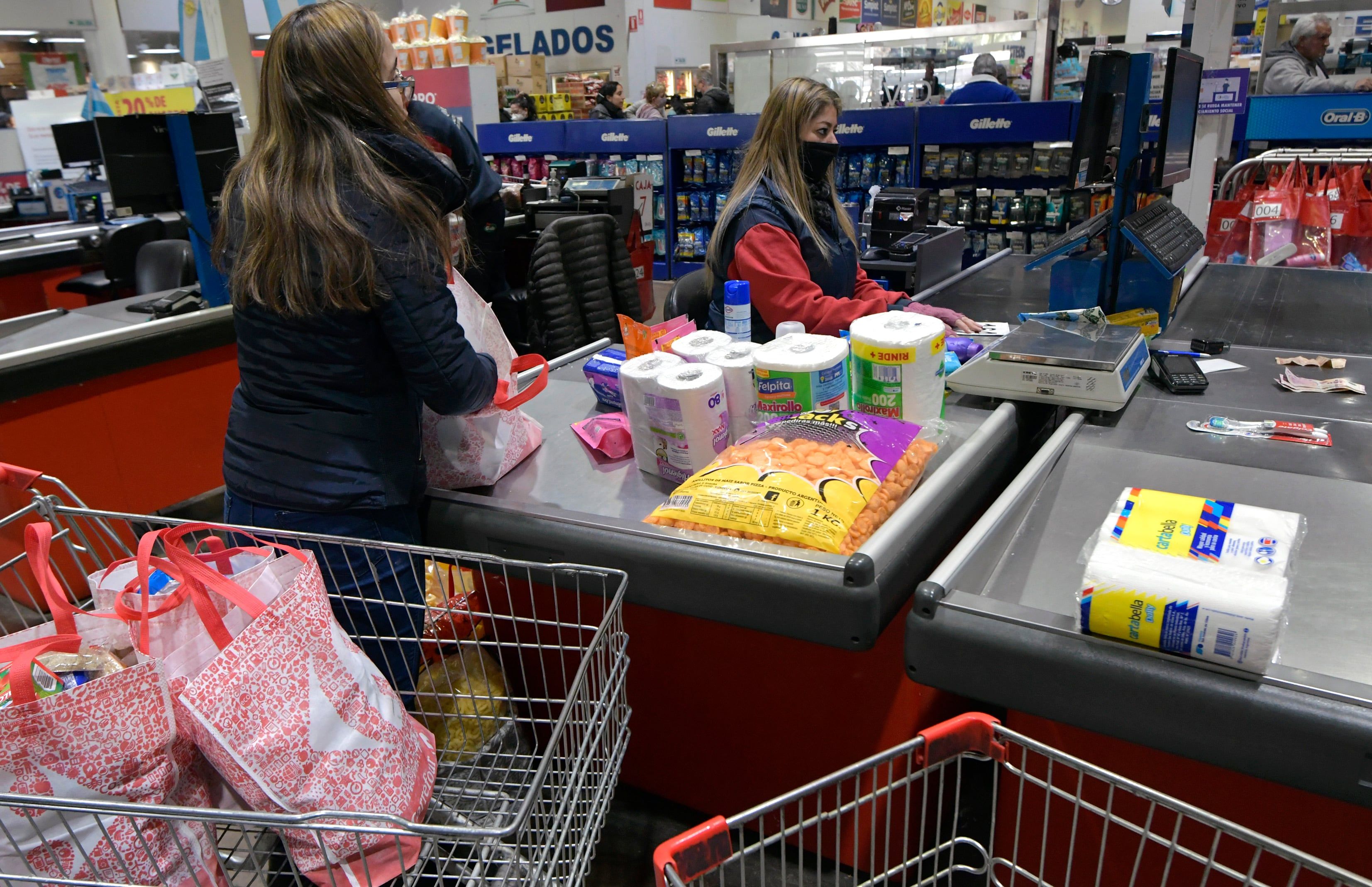 Compras en supermercados, imagen ilustrativa.
Foto: Orlando Pelichotti / Los Andes
