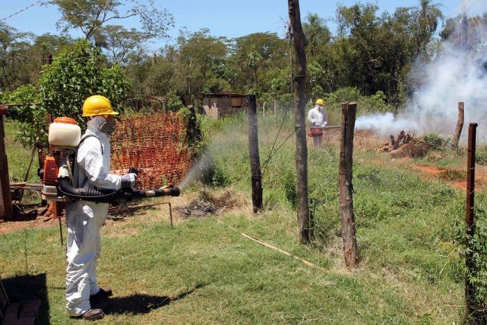 Varias localidad han procedido a fumigar ante el aumento de casos / Foto: Prensa Gobierno de Mendoza.