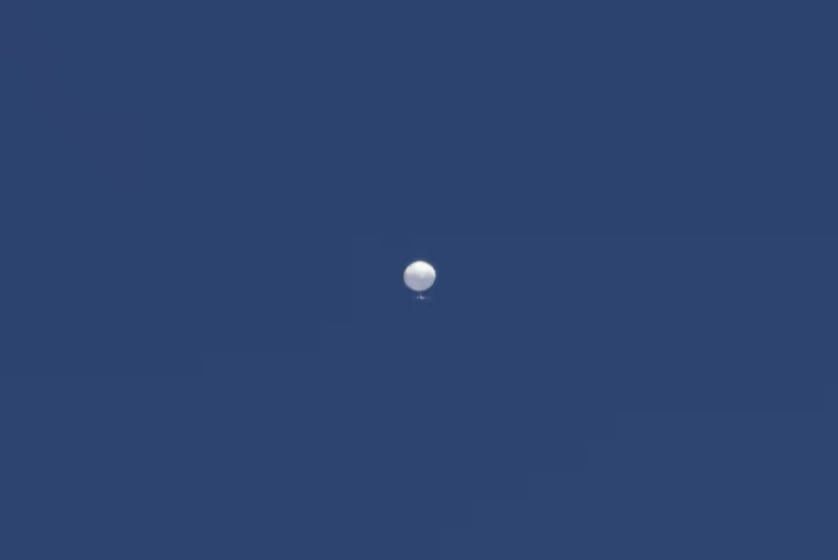 El supuesto globo "de vigilancia" chino que sobrevuela América Latina. Foto: The Washington Post