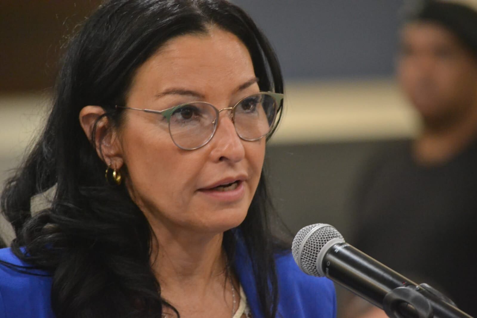 La fiscal de Homicidios Andrea Lazo lleva adelante la acusación. | Foto: Prensa Poder Judicial.