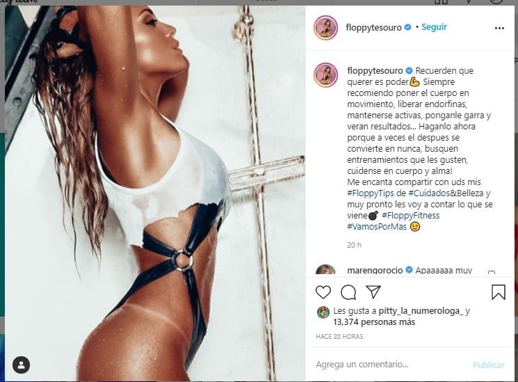 La modelo ahora es también cantante.