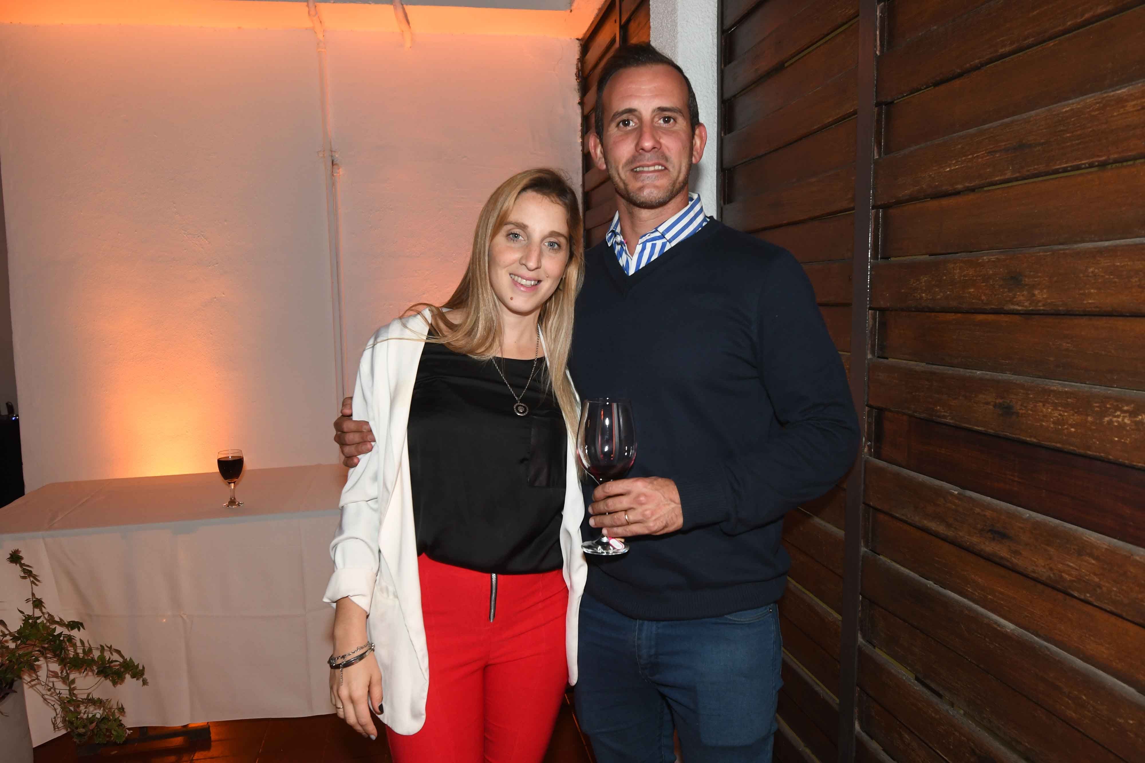 Mariela Casciola y Bruno Bermúdez.