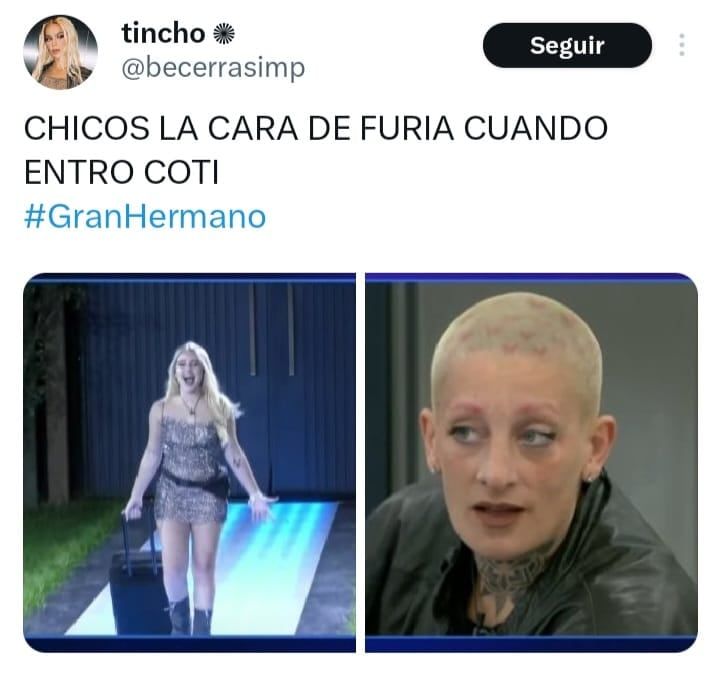 Coti regresó a Gran Hermano y estallaron las redes