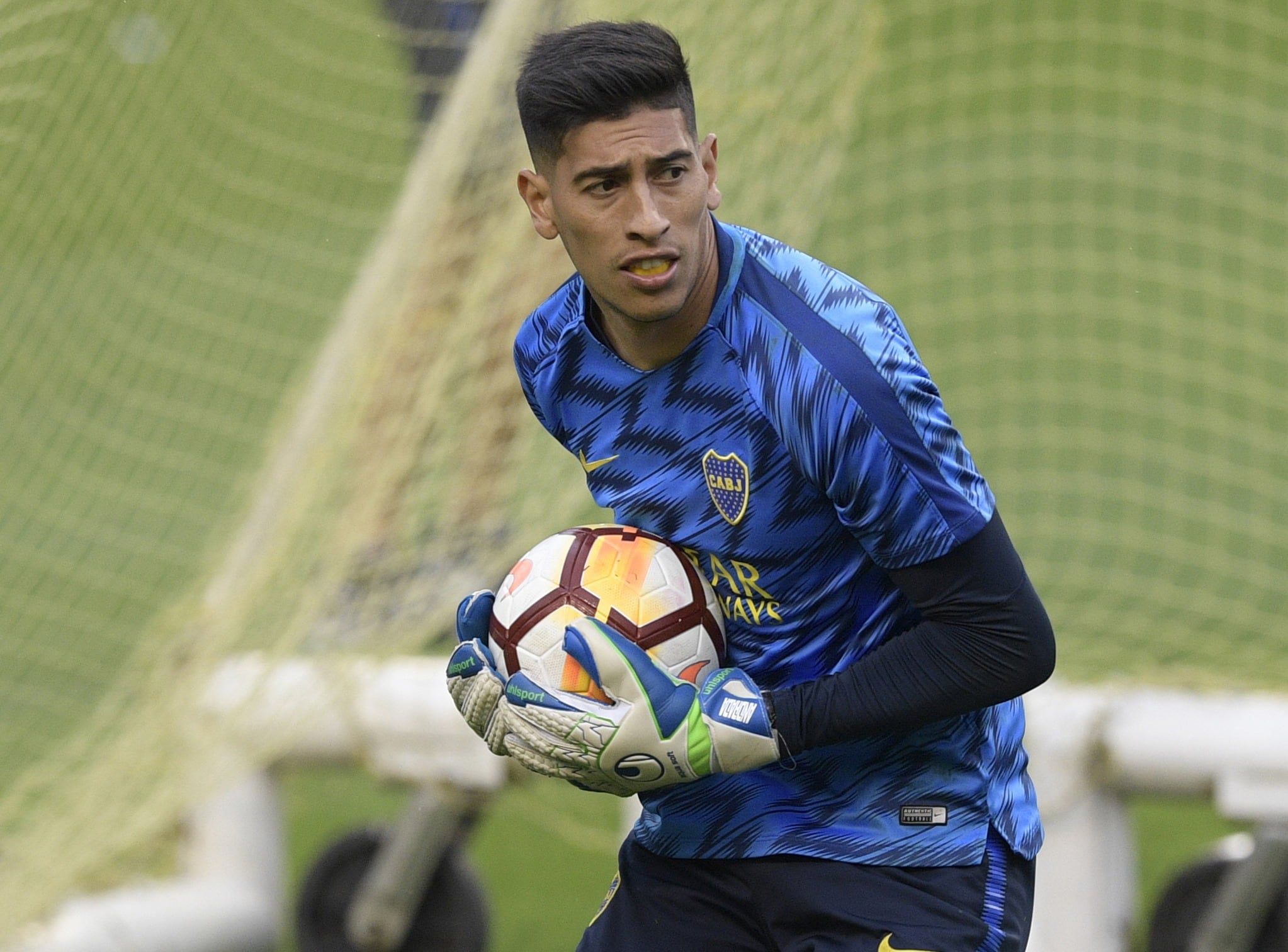 Esteban Andrada, el mendocino que se destacó en Arsenal, Lanús y Boca. Es el arquero de la Selección.