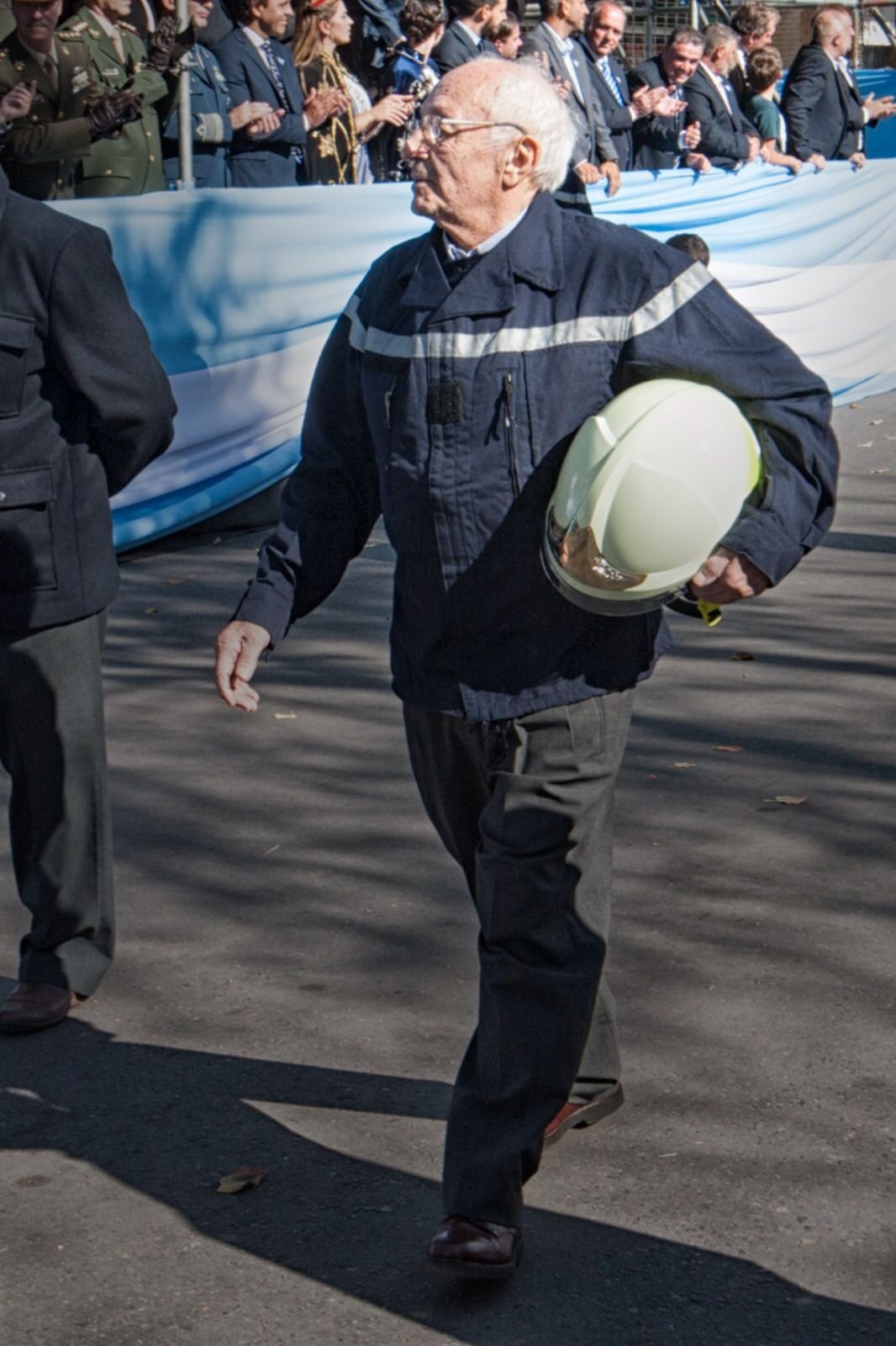 Rubén "Ichele" Frenck en el desfile del 163° Aniversario de Luján de Cuyo, en mayo de 2018. Foto: Marcelo González
