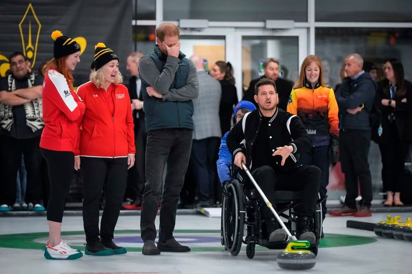 Todas las fotos de Luisana Lopilato y Michael Bublé junto a Harry y Meghan (REUTERS/Jennifer Gauthier)