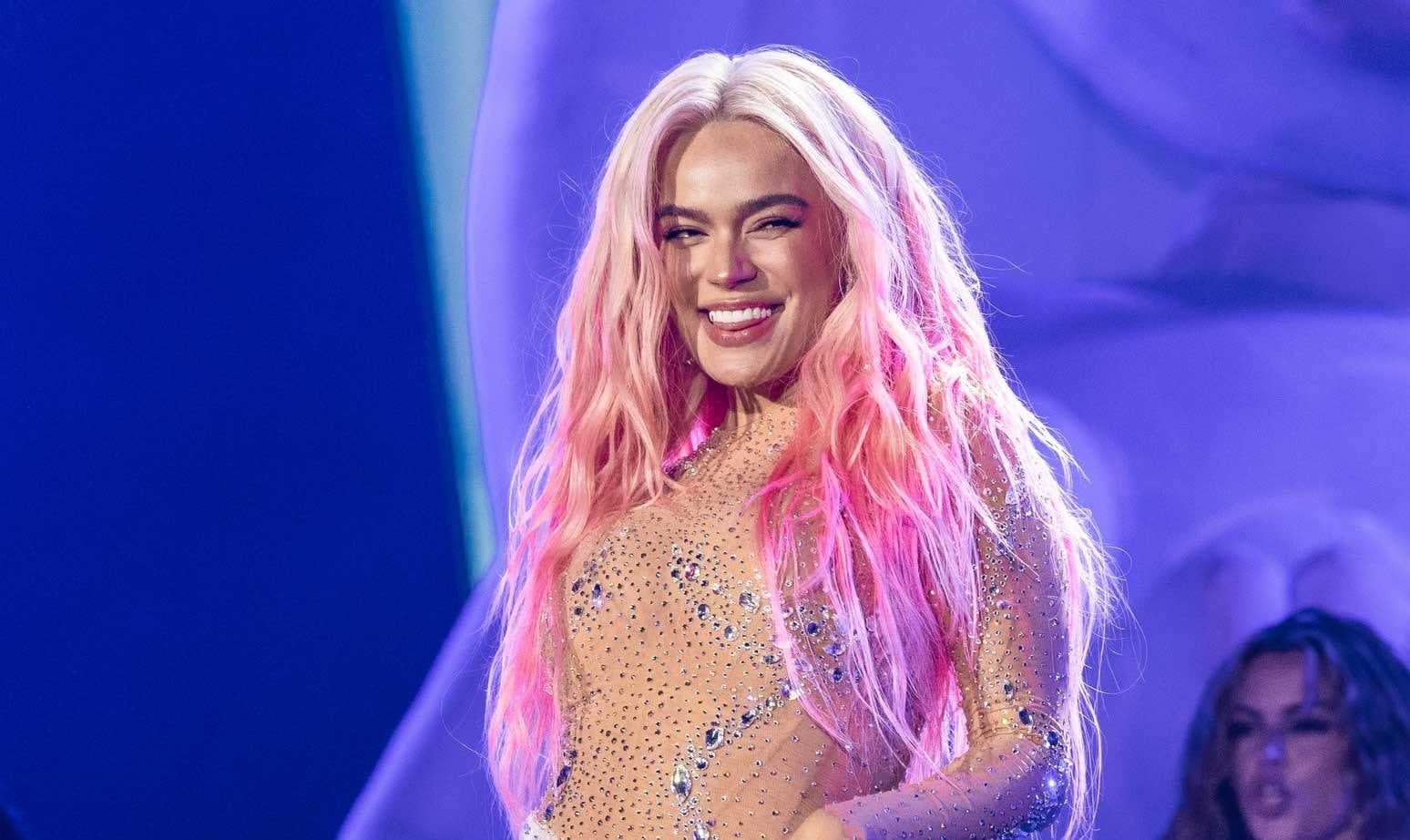 El encanto de Karol G en su primer show en Buenos Aires.