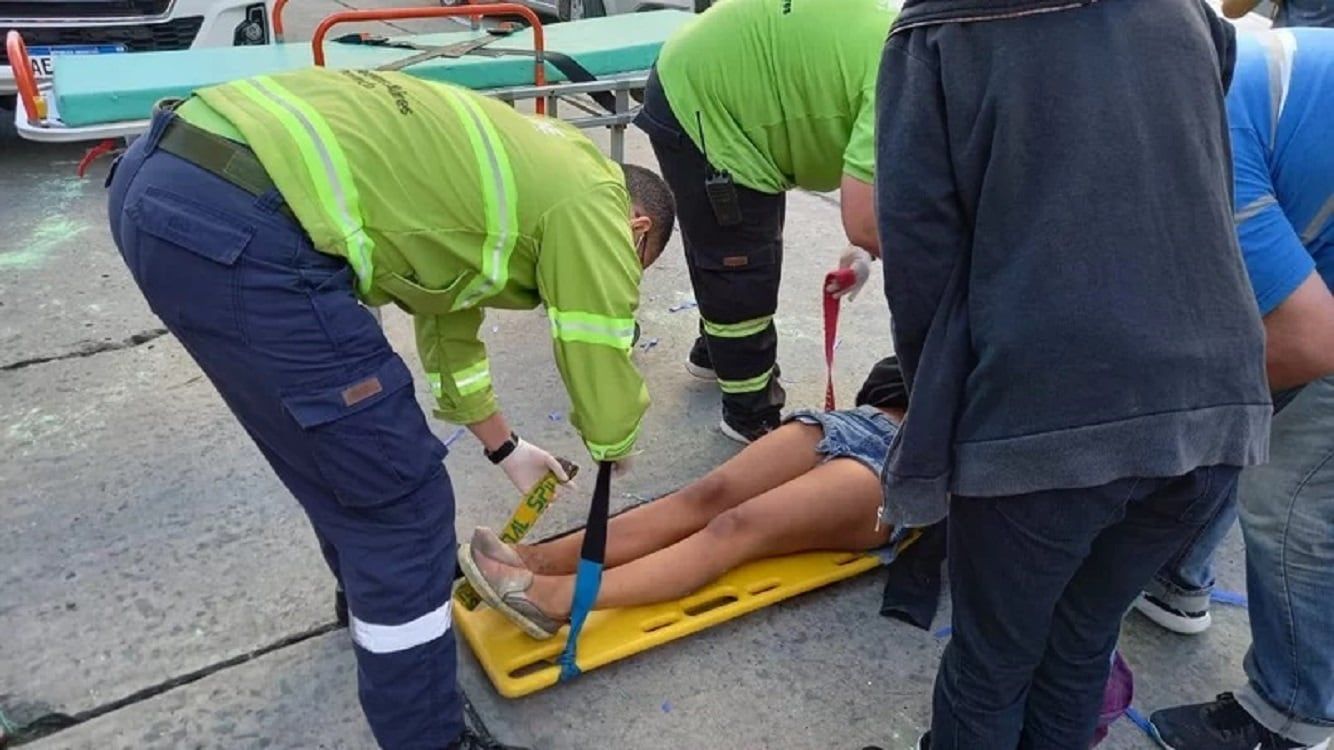 Una joven de 17 años resultó herida -