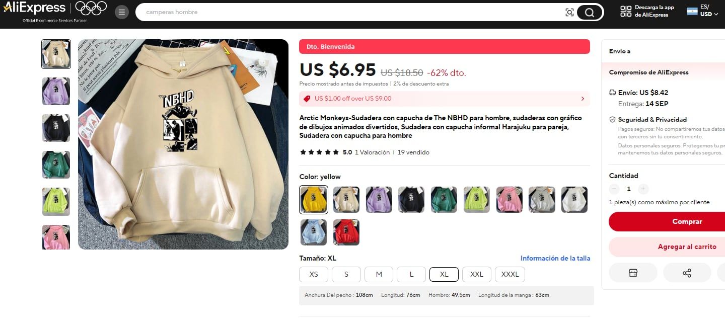 Distintas opciones de buzo para comprar a China