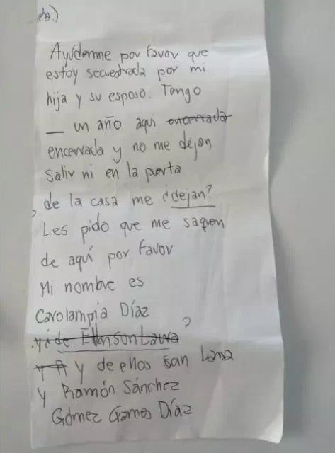 Anciana en México pide que la rescaten de su familia al momento de ser vacunada -