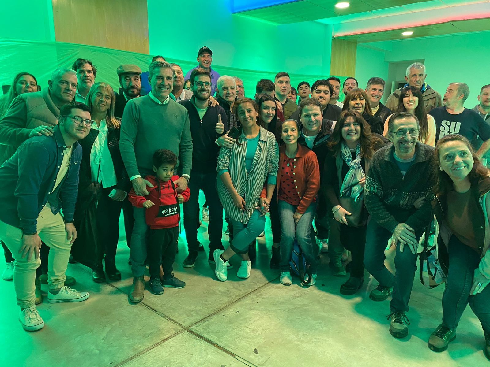 El Partido Verde festejó en el búnker armado en la sede del Círculo de Periodistas de Mendoza. Foto: Prensa Partido Verde.