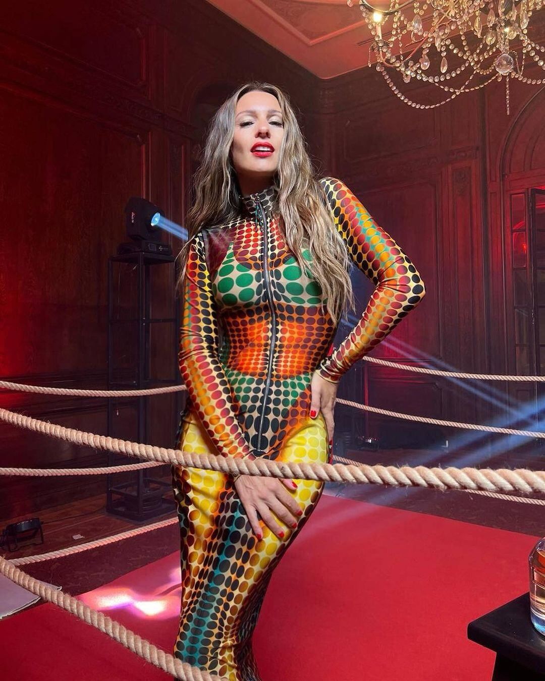 Pampita y una producción que deslumbró.