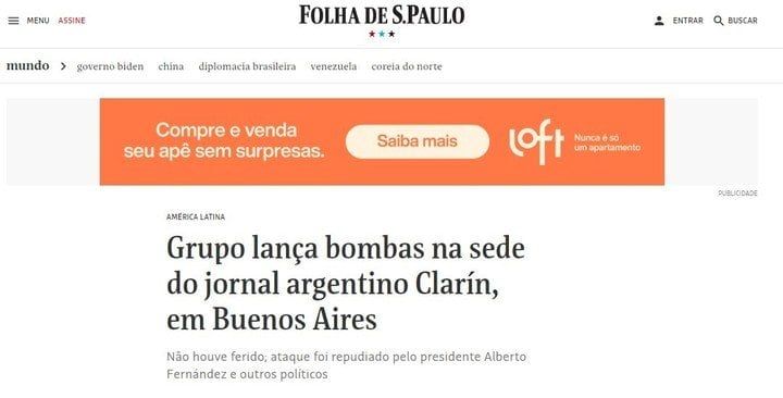 repudio de medios del mundo
