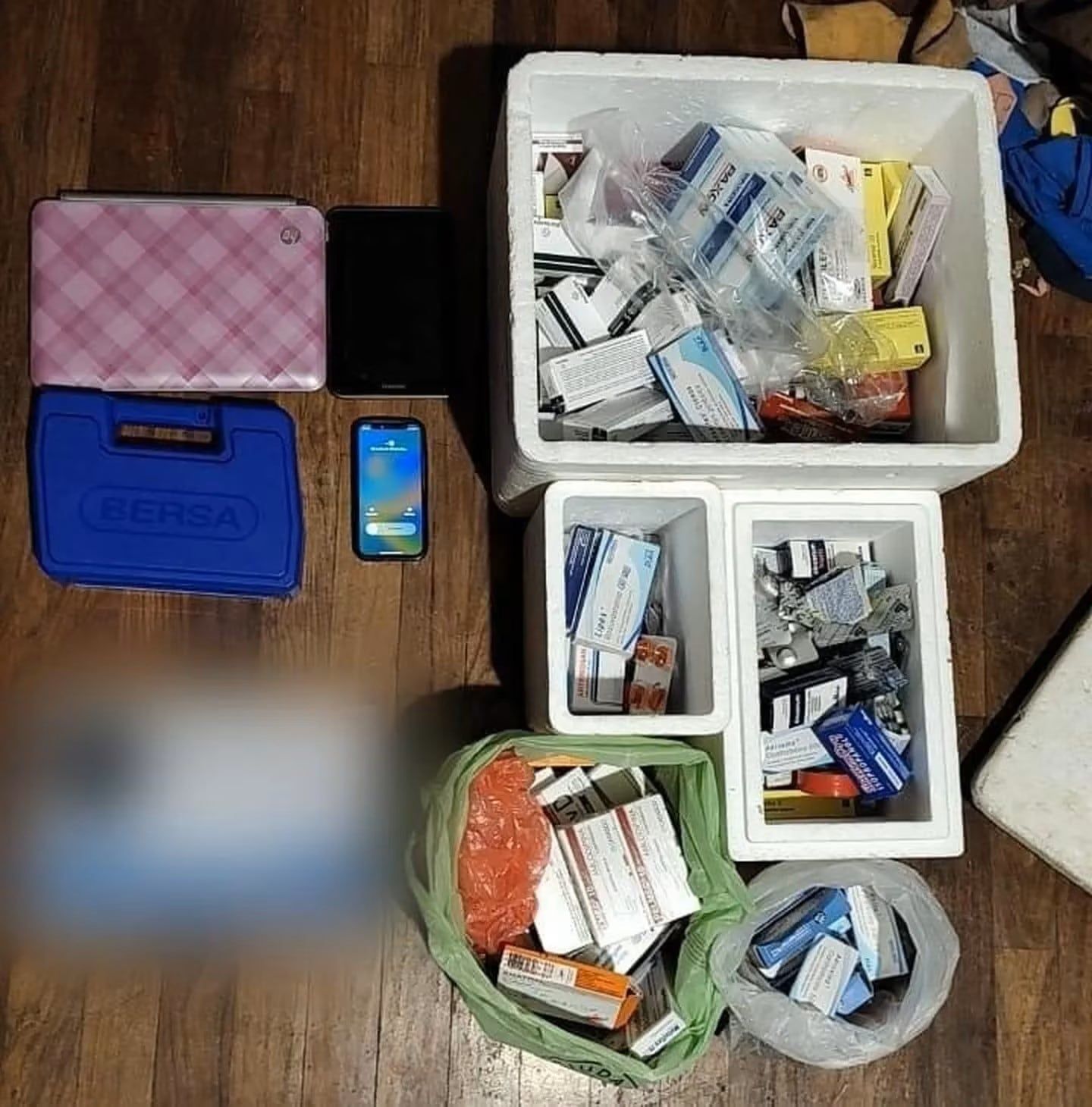 Luego de una serie de allanamientos lograron encontrar parte del botín robado. Foto: Policía de la Ciudad.