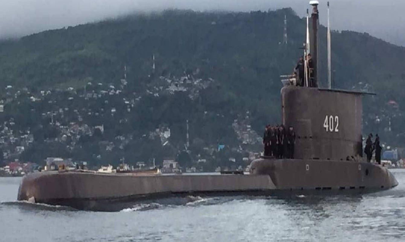 Así es el submarino desaparecido en Indonesia -