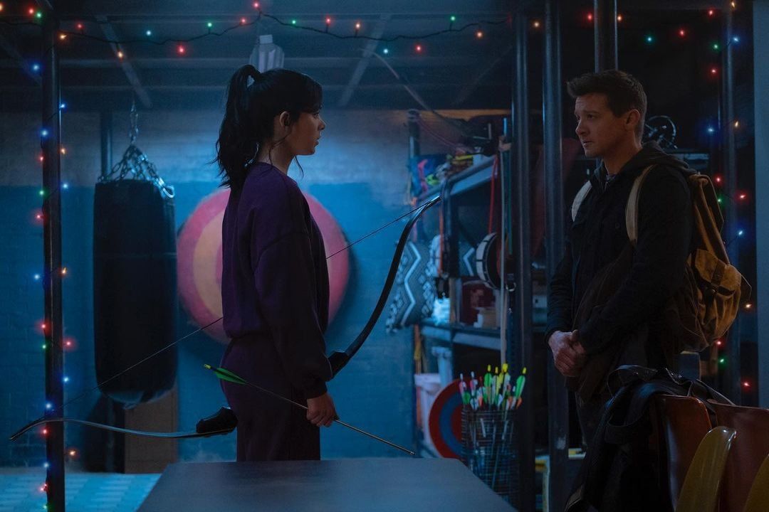 Una escena de Hailee Steinfeld como Kate Bishop en "Hawkeye", compartida por la actriz en su Instagram. Foto: Instagram @haileesteinfeld