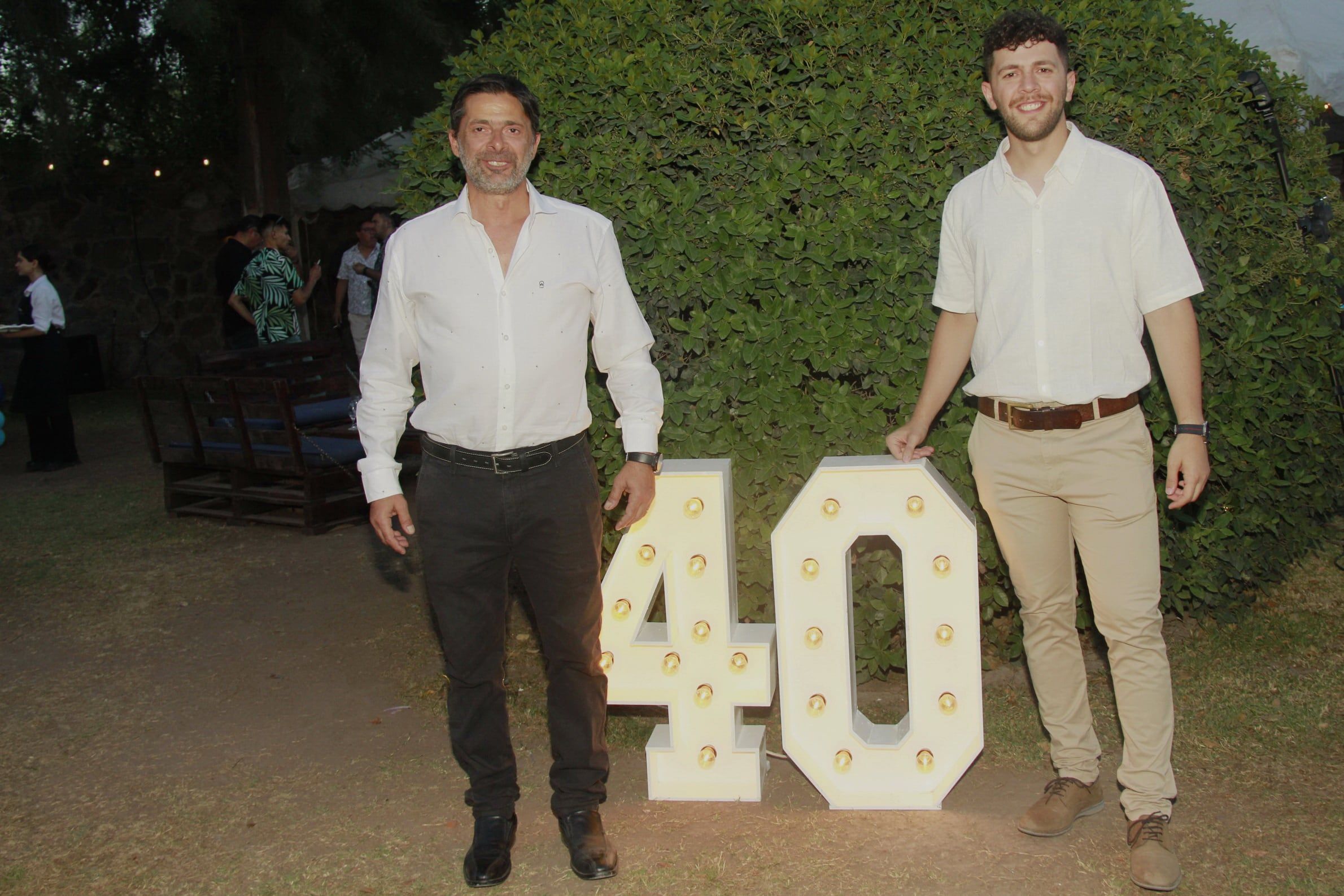 Hernán y Agustín Lahún.