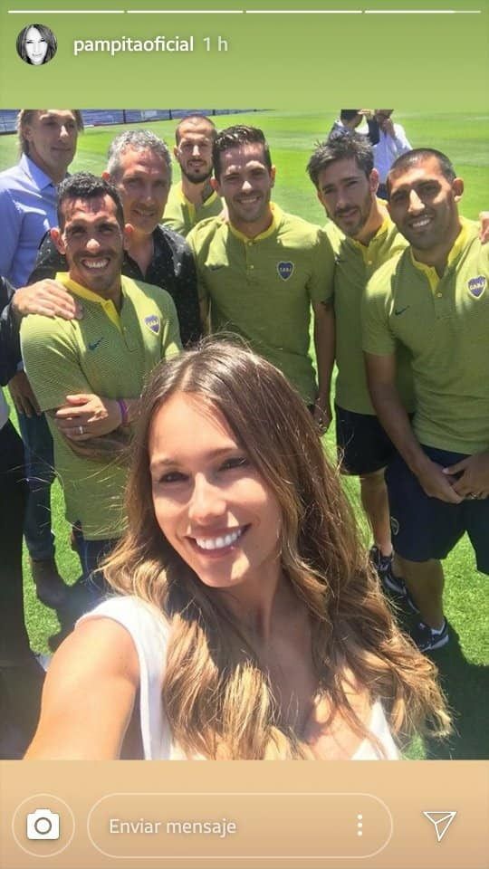 Pampita habló de su pasión por ir a la cancha a ver a su equipo.