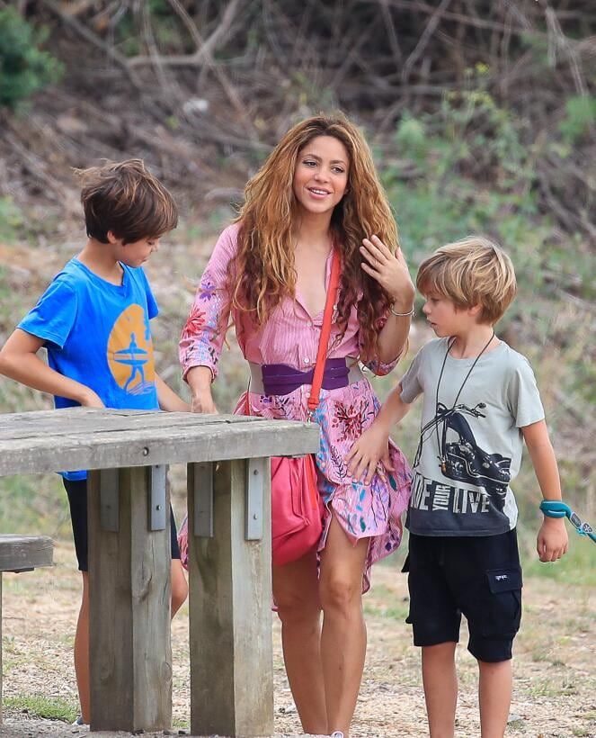 Shakira se disfrazó para Halloween como cuando era niña.