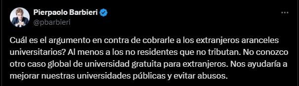 Posible arancelamiento: Solo 7% de los estudiantes de la UNCuyo son extranjeros y residen en Argentina. Foto: Captura Web