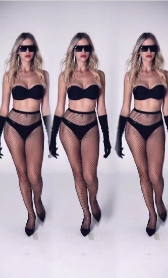 Coni Mosqueira subió las temperaturas de la web con su atuendo total black