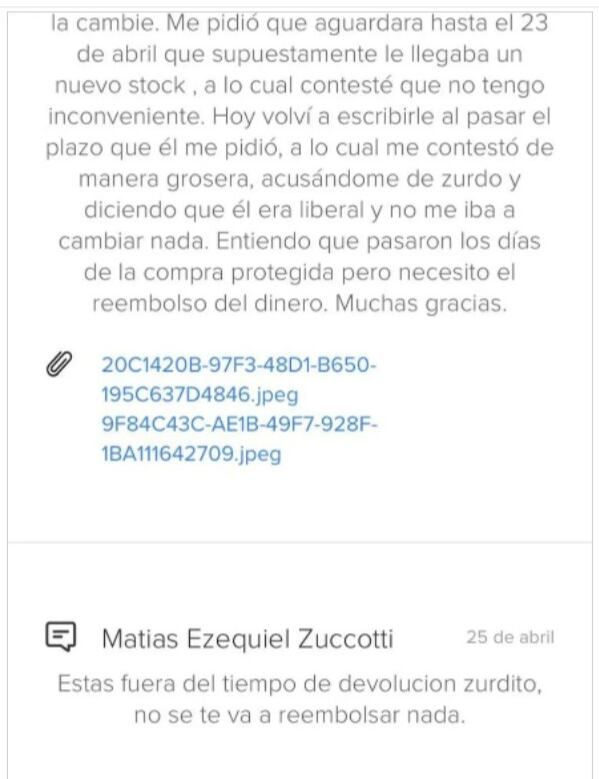Un joven fue discriminado por un vendedor al hacer un reclamo ante un artículo defectuoso.