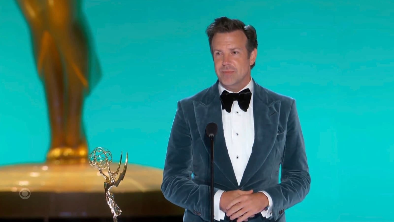 Jason Sudeikis se llevó la estatuilla a mejor actor de comedia.