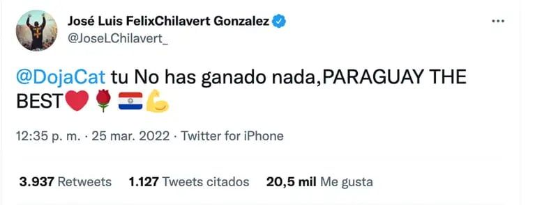 La pelea de Doja en Paraguay