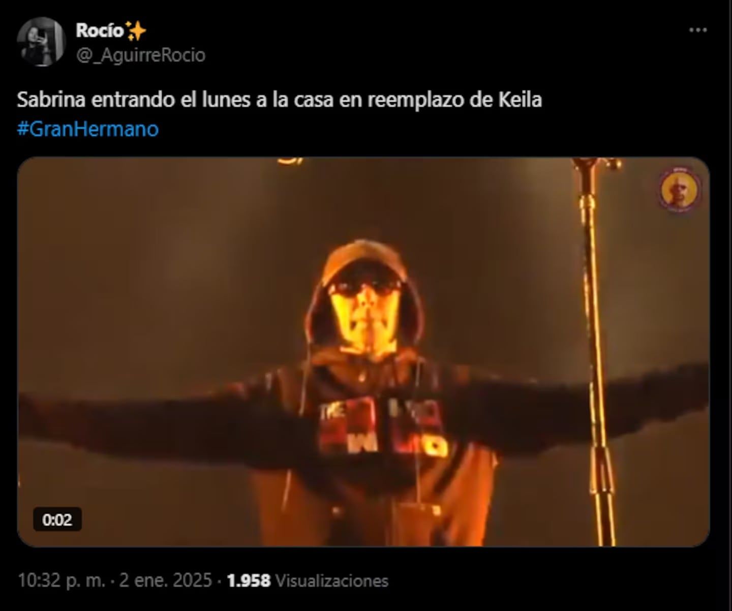 La jugadora fue expulsada por el dueño de casa este jueves.