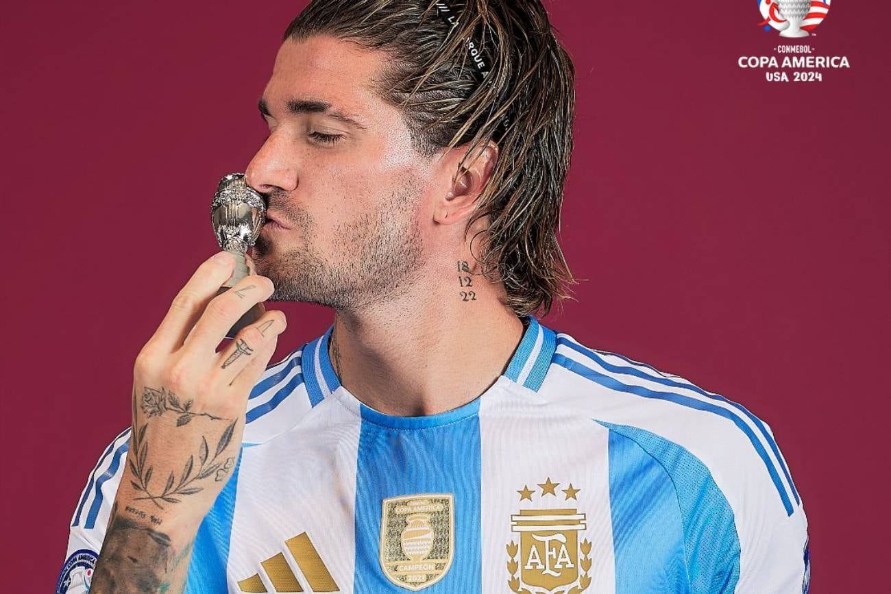 El nuevo parche que usará la selección argentina (Conmebol)