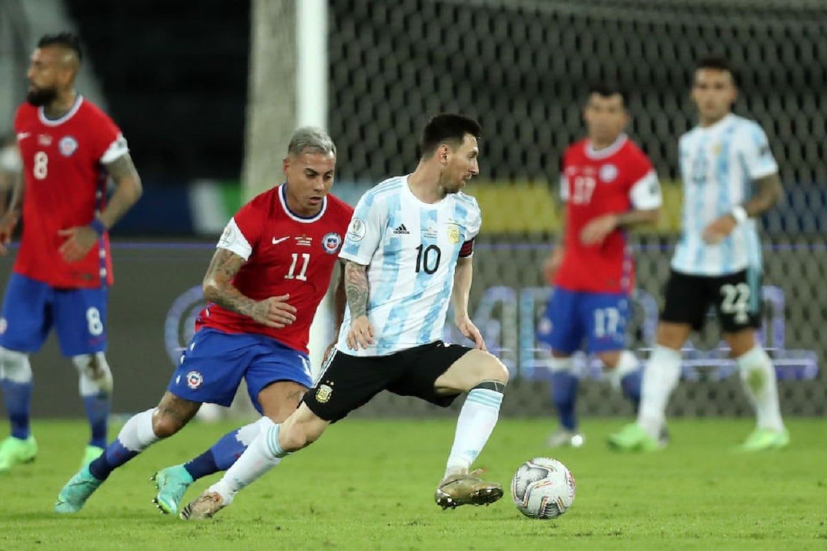 Argentina 1-1 Chile (Debut Copa América 2021) / Foto archivo