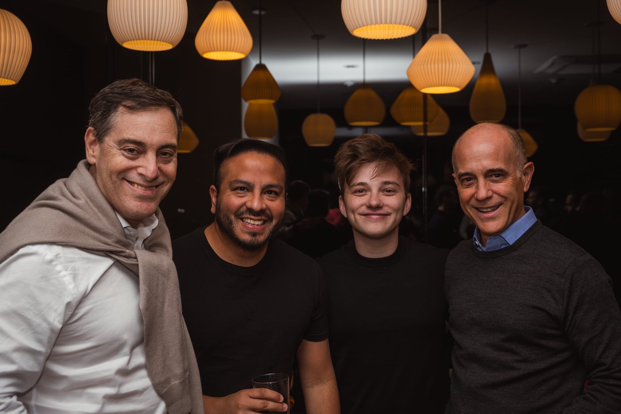 Santiago Bilinkins, Freddy Vivas, Mateo Salvatto y Fernando Pérez Hualde.