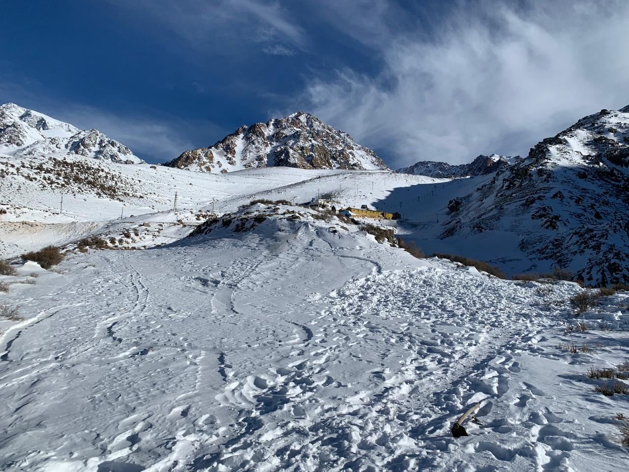 Así quedó el lugar luego de la filmación.
