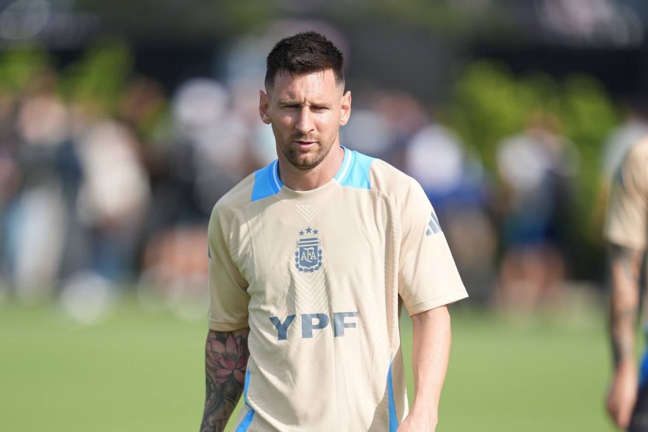 Messi, en la selección (AFA)