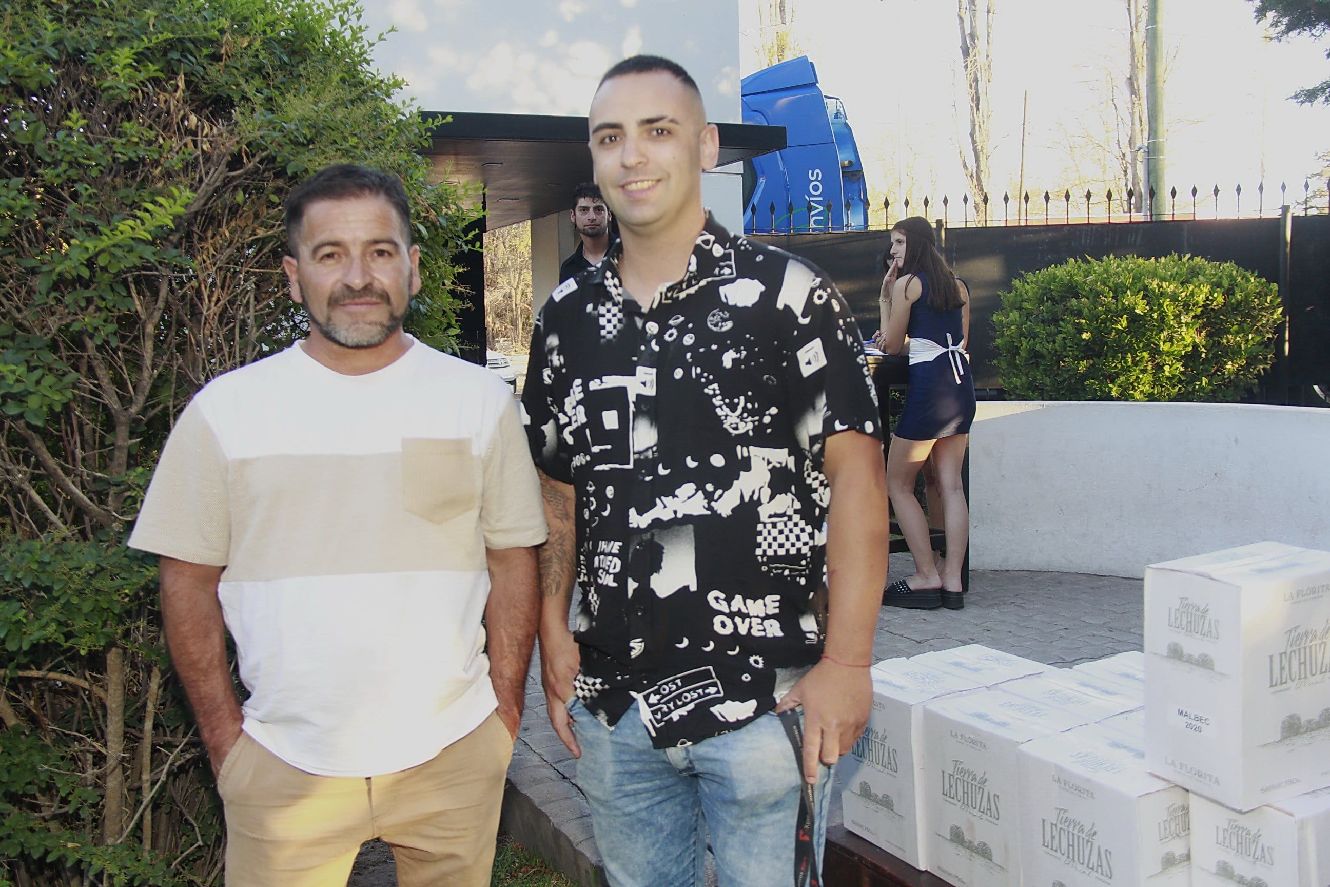 Mario Berón y Lucas Corti.