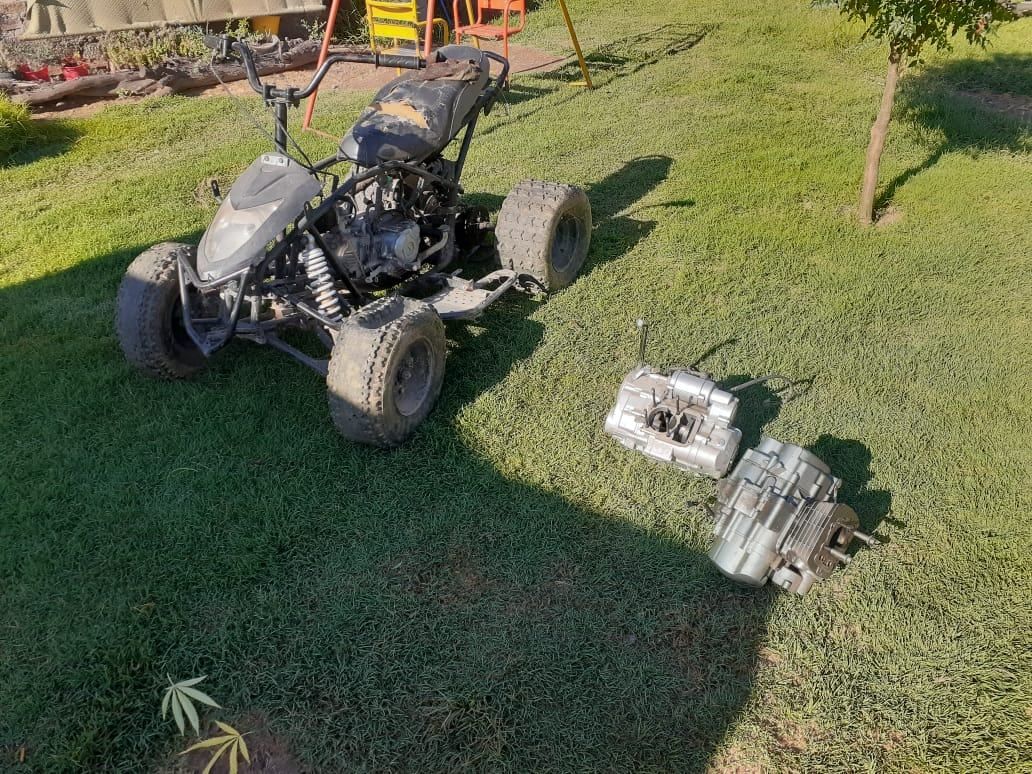 El cuatriciclo encontrado. /Ministerio de Seguridad