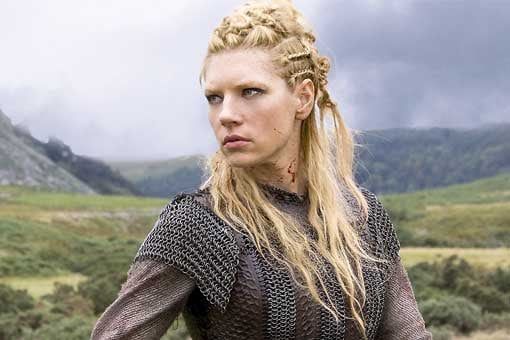 Katheryn Winnick, en su actuación en Vikingos