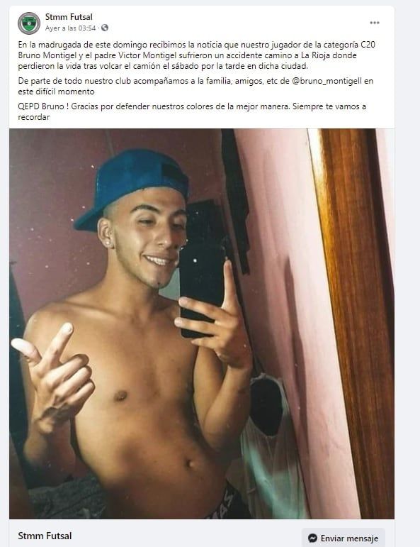 Dolor y conmoción por la muerte de un padre e hijo mendocinos en La Rioja -