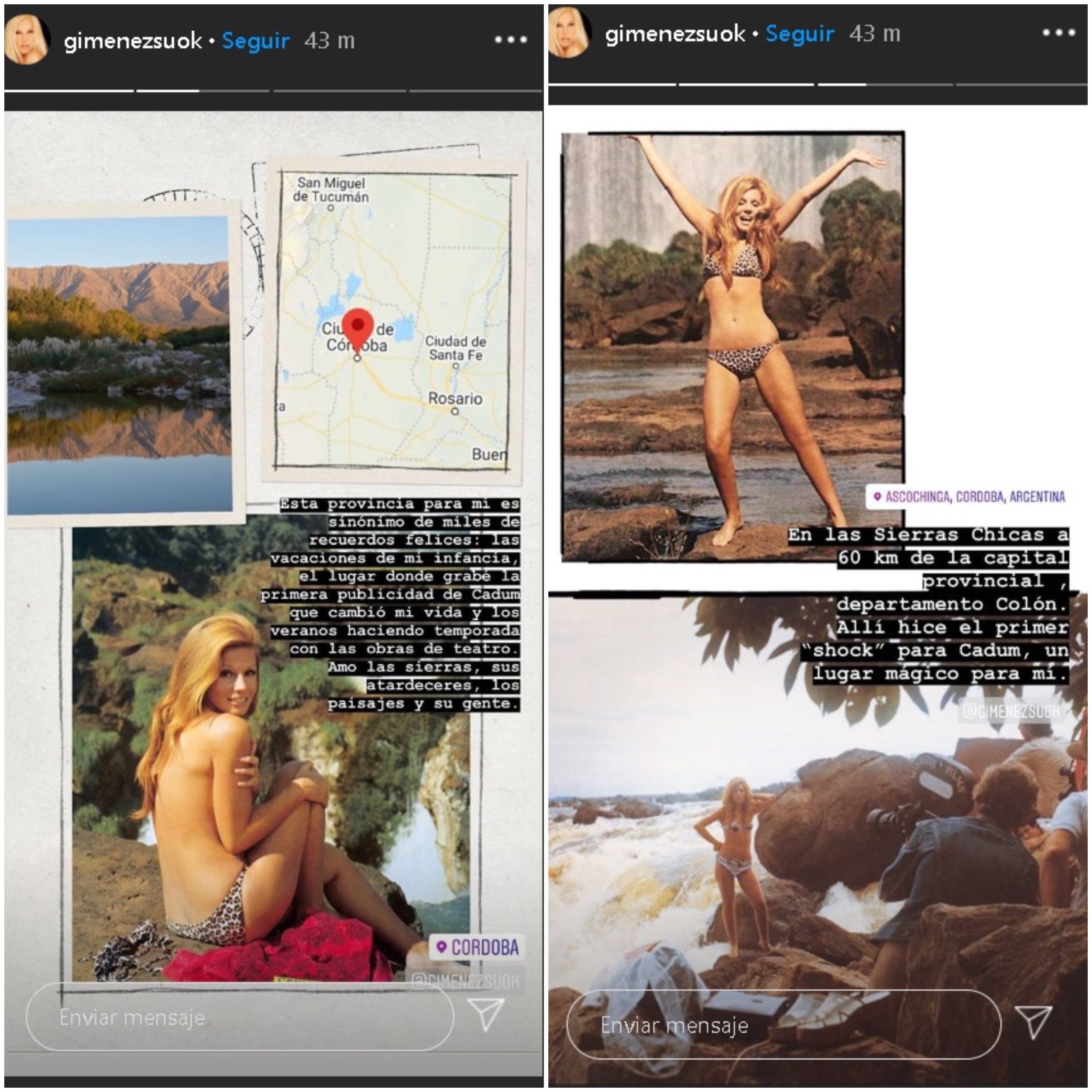 Susana Giménez compartió fotos retro en su cuenta de Instagram.