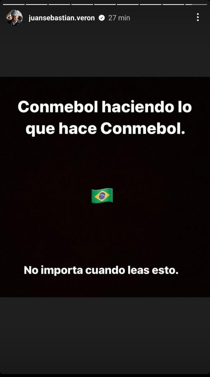 El presidente de Estudiantes se descargó en las redes sociales.