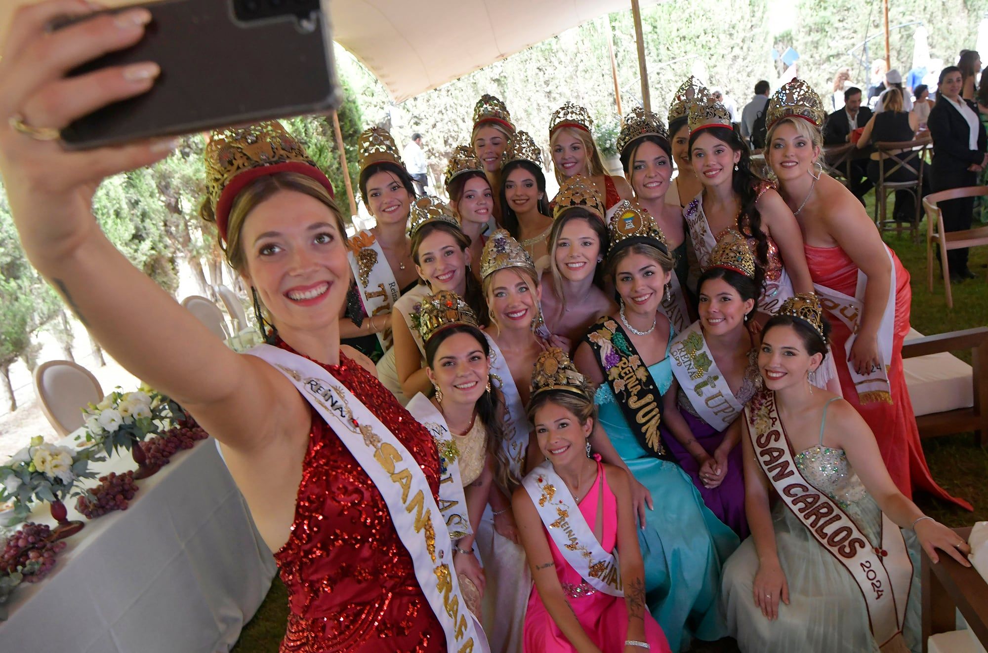 Desayuno de las reinas de la vendimia 2024 en el Museo FaderFoto: Orlando Pelichotti