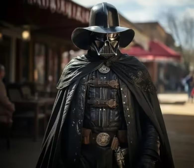 Así se verían los principales personajes de Star Wars con Inteligencia artificial.