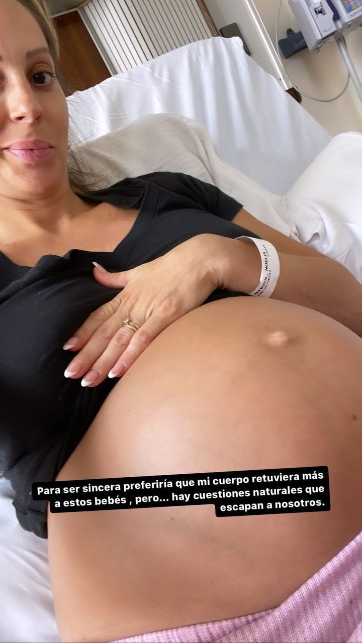 Noelia Marzol, internada, a la espera de su hija Alfonsina