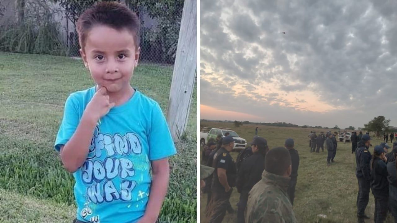 Loan tiene 5 años y desapareció este jueves en un paraje rural de Corrientes. (Foto: Diario El Libertador)